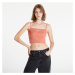 Nike Sportswear Essential Ribbed Crop Top oranžové