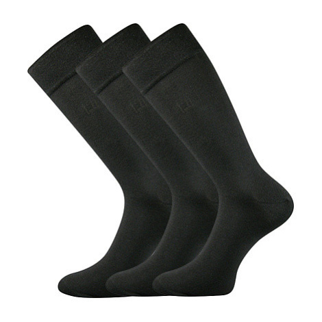 Ponožky LONKA Diplomat tmavo šedé 3 páry 100638