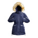 Dámska nepremokavá zimná bunda - parka na turistiku SH500 U-Warm do -20 °C