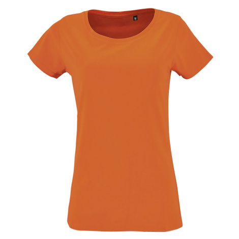 SOĽS Milo Women Dámske tričko - organická bavlna SL02077 Orange