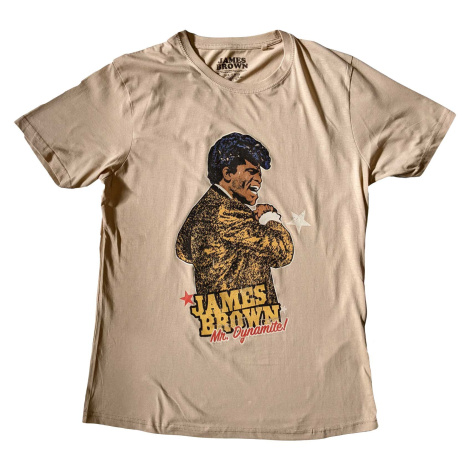 James Brown tričko Mr Dynamite Natural