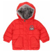 UNITED COLORS OF BENETTON Zimná bunda  svetločervená / strieborná / čierna