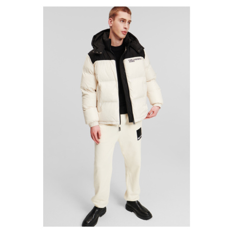 Bunda Karl Lagerfeld Jeans Klj Blocked Puffer Jacket Black/ Whitecap Gray