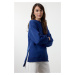 Trendyol Saks Oversize/Wide Fit Slit Detailed Thick Inside Fleece Knitted Sweatshirt