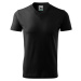 Malfini Heavy V-neck 160 Unisex tričko 102 čierna