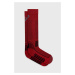 Ponožky s prímesou vlny Peak Performance červená farba