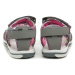 Wojtylko 3S40721 šedo ružové dievčenské sandálky