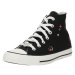 CONVERSE Členkové tenisky 'CHUCK TAYLOR ALL STAR'  striebornosivá / červená / čierna