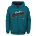 San Jose Sharks detská mikina s kapucňou Stated Full Zip Hoodie