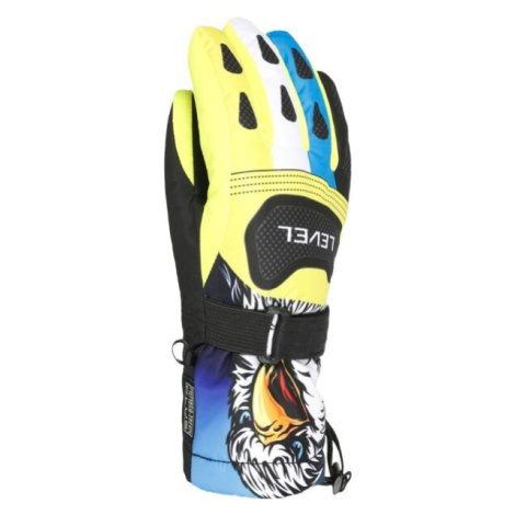 Level JUNIOR Detské lyžiarske rukavice, mix, veľkosť