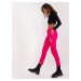 Fuchsia women's sweatpants with rhinestones