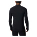 Columbia MIDWEIGHT STRETCH LONG SLEEVE HALF ZIP Pánske funkčné tričko, čierna, veľkosť