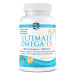 Nordic Naturals Ultimate Omega 1280 mg s vitamínom D, Citrón, 60 softgelových kapsúl