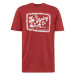 Hurley Funkčné tričko 'UKULELE'  červená / šedobiela