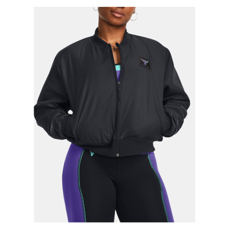 Čierna športová bunda Under Armour Pjt Rck W's Bomber Jacket