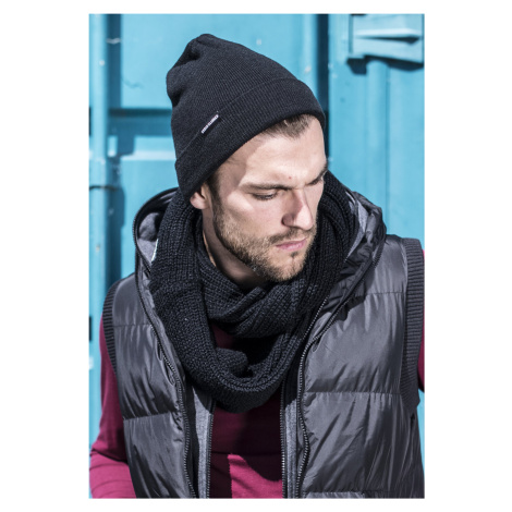 Basic Flap Beanie Black Urban Classics