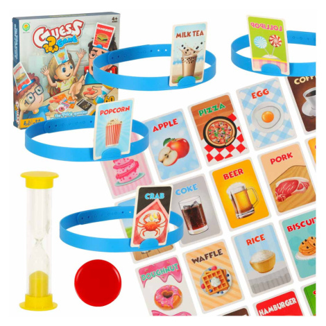 Kto som? jedlo – rodinná hra s čelenkami, 54 kariet