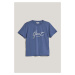 TRIČKO GANT REG SCRIPT T-SHIRT DUSTY NAVY