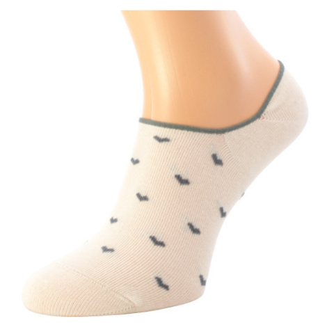 Dámske ponožky Lady D-528 Béžová vzor - Bratex béžová-potisk