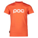 POC Cyklistické tričko s krátkym rukávom - TEE - oranžová