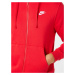 Nike Sportswear Tepláková bunda 'Club Fleece'  červená / biela
