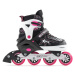 SFR Pulsar Adjustable Children's Inline Skates - Pink - UK:12J-2J EU:30.5-34 US:M13J-3