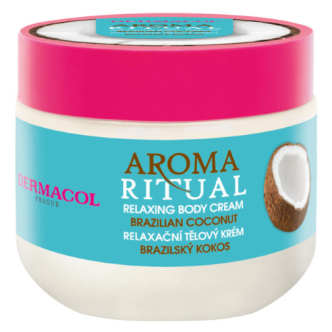 Dermacol - Aroma Ritual telový krém brazílsky kokos - AROMA RIRUAL BODY CREAM BRAZILIAN COCONUT 