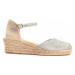 Leindia  95836  Espadrilky Strieborná