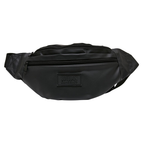 Coated basic shoulder bag black Urban Classics