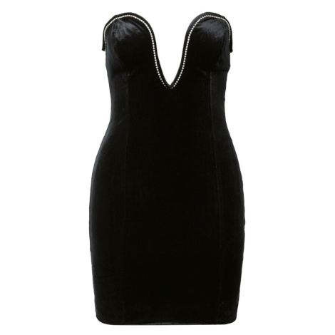 Misspap Kokteilové šaty  čierna
