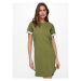 JDY Každodenné šaty Ivy 15174793 Zelená Regular Fit