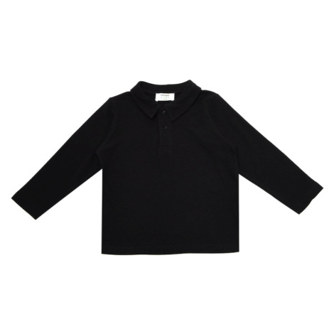 Trendyol Black Unisex Knitted Polo Neck T-shirt