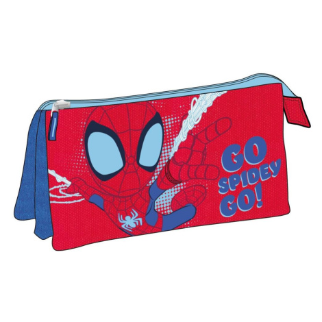 PENCIL CASE 3 COMPARTMENTS SPIDEY