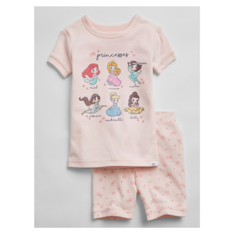 GAP Detské pyžamo Disney princess organic Ružová