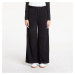 Tepláky Urban Classics Ladies Modal Terry Wide Leg Sweatpants Black