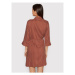 ONLY Košeľové šaty Tamari 15185738 Hnedá Regular Fit