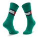 Tommy Hilfiger Súprava 2 párov vysokých detských ponožiek 394020001 Zelená