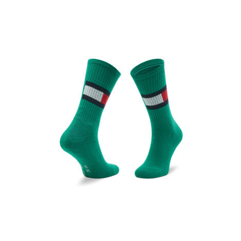Tommy Hilfiger Súprava 2 párov vysokých detských ponožiek 394020001 Zelená