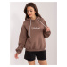 Brown insulated hoodie