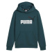 Puma ESS + 2 COL BIG LOGO HOODIE FL B Chlapčenská mikina, zelená, veľkosť