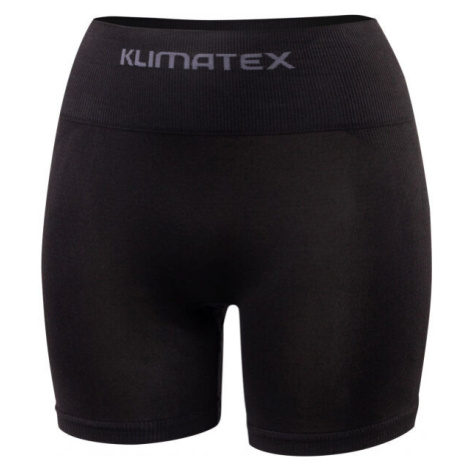 Klimatex BONDY Dámske bezšvové boxerky s vyšším sedom, čierna, veľkosť