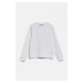 Mikina Karl Lagerfeld Ikonik 2.0 Sweatshirt White