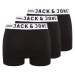 JACK & JONES Boxerky 'Sense'  čierna / biela