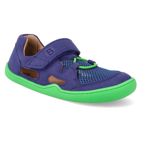 Barefoot sandály Blifestyle - Waran vegan meerblau modré