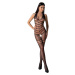 Passion BS100 black - Bodystocking Farba: Čierna