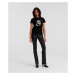 Tričko Karl Lagerfeld Boucle Karl T-Shirt Čierna