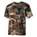 Bavlnené tričko US army MFH® s krátkym rukávom – US woodland