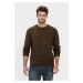 Mikina Camel Active Sweatshirt Dark Chocolate