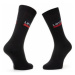 Levi's® Súprava 2 párov vysokých ponožiek unisex 37157-0157 Čierna