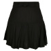 Women's viscose miniskirt black